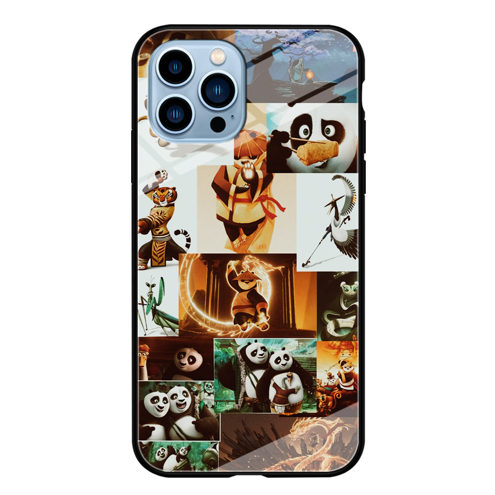 Kung Fu Panda Aesthetic iPhone 13 Pro Case Tempered Glass Case