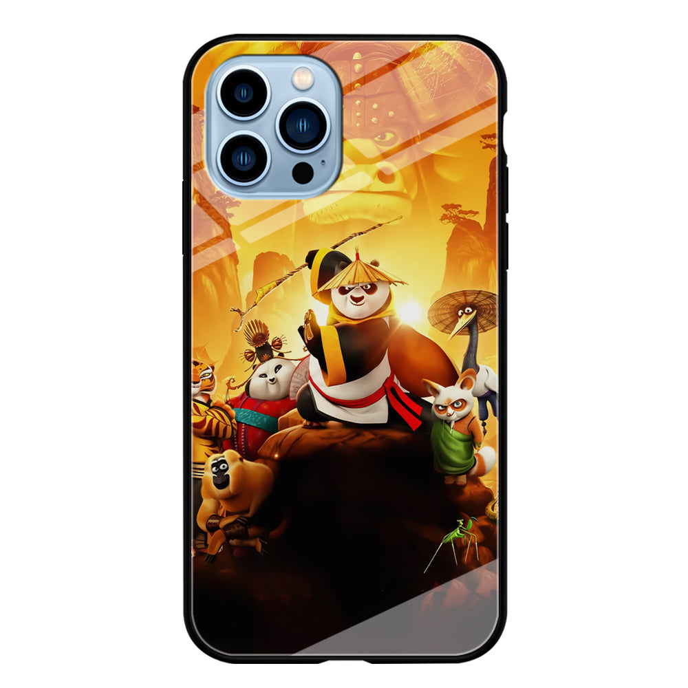 Kung Fu Panda Poster iPhone 13 Pro Case Tempered Glass Case