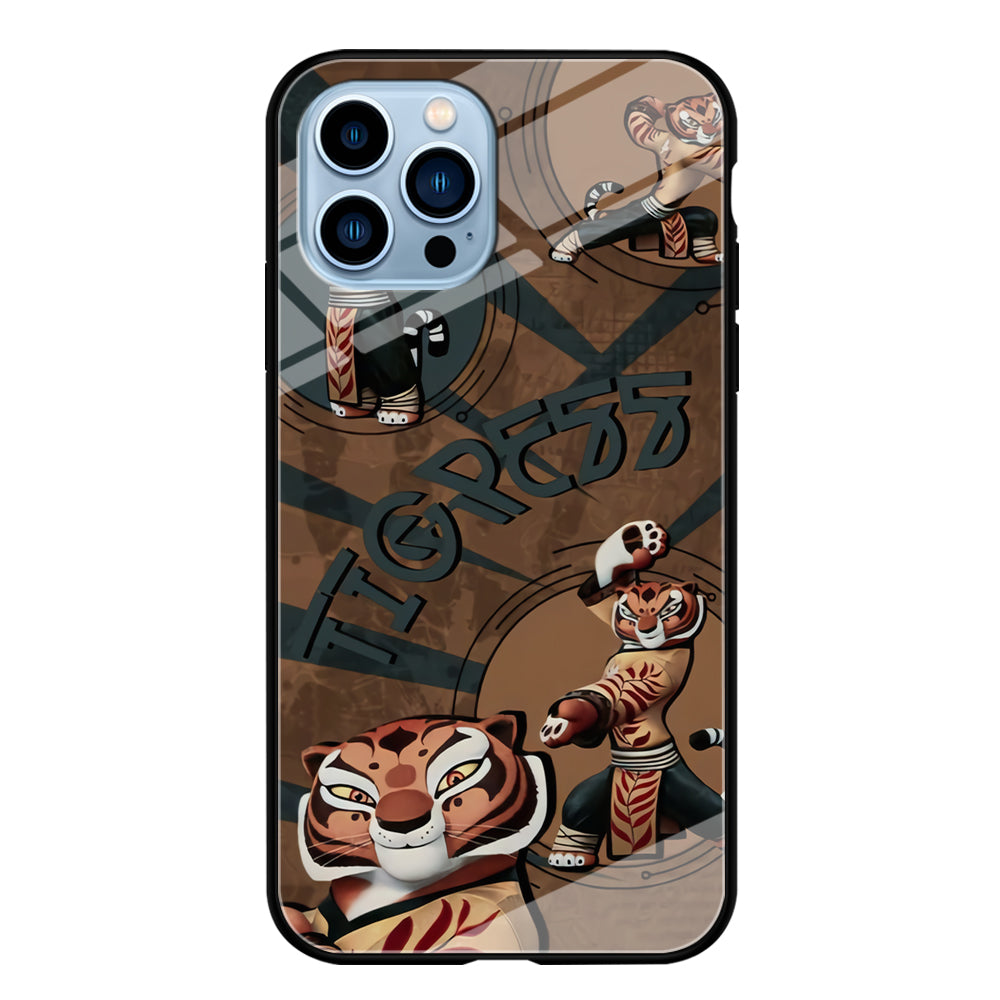 Kung Fu Panda Tigress iPhone 13 Pro Case Tempered Glass Case
