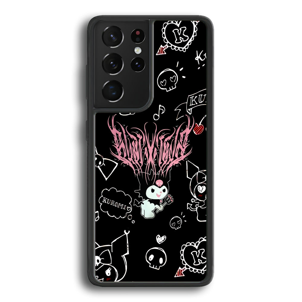 Kuromi Metal Vibes Samsung Galaxy S21 Ultra Case - Carneyforia