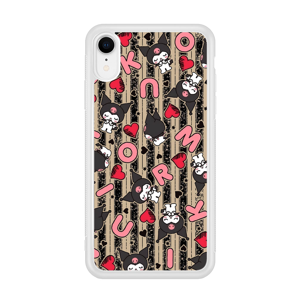 Kuromi Sleepy Face iPhone XR Case
