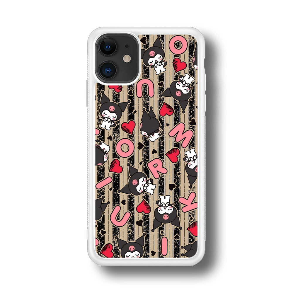 Kuromi Sleepy Face iPhone 11 Case