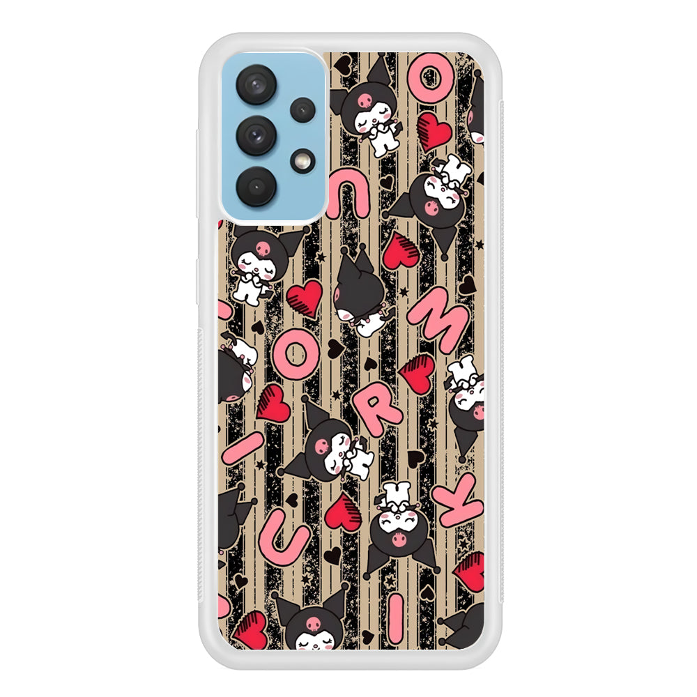 Kuromi Sleepy Face Samsung Galaxy A32 Case