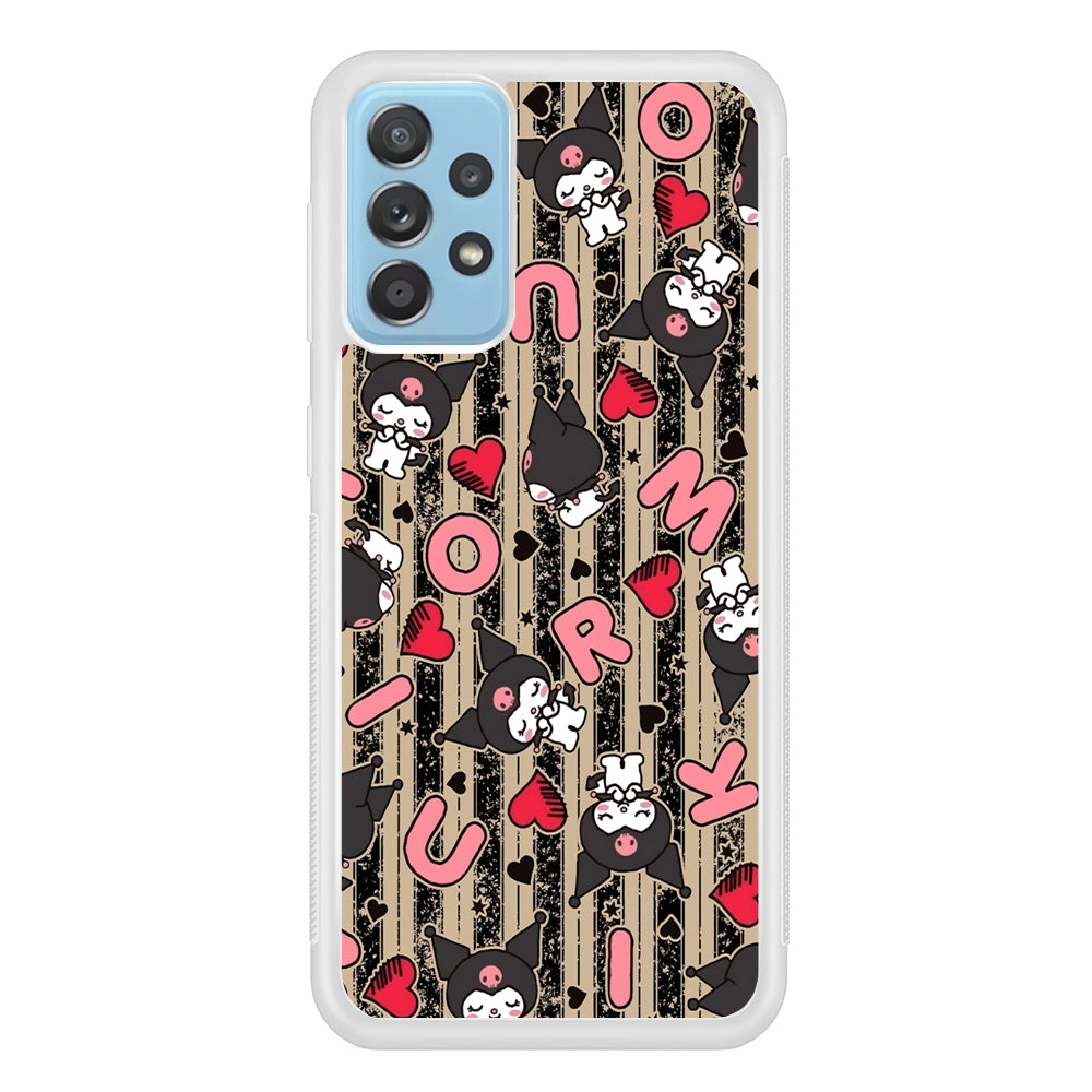 Kuromi Sleepy Face Samsung Galaxy A52 Case