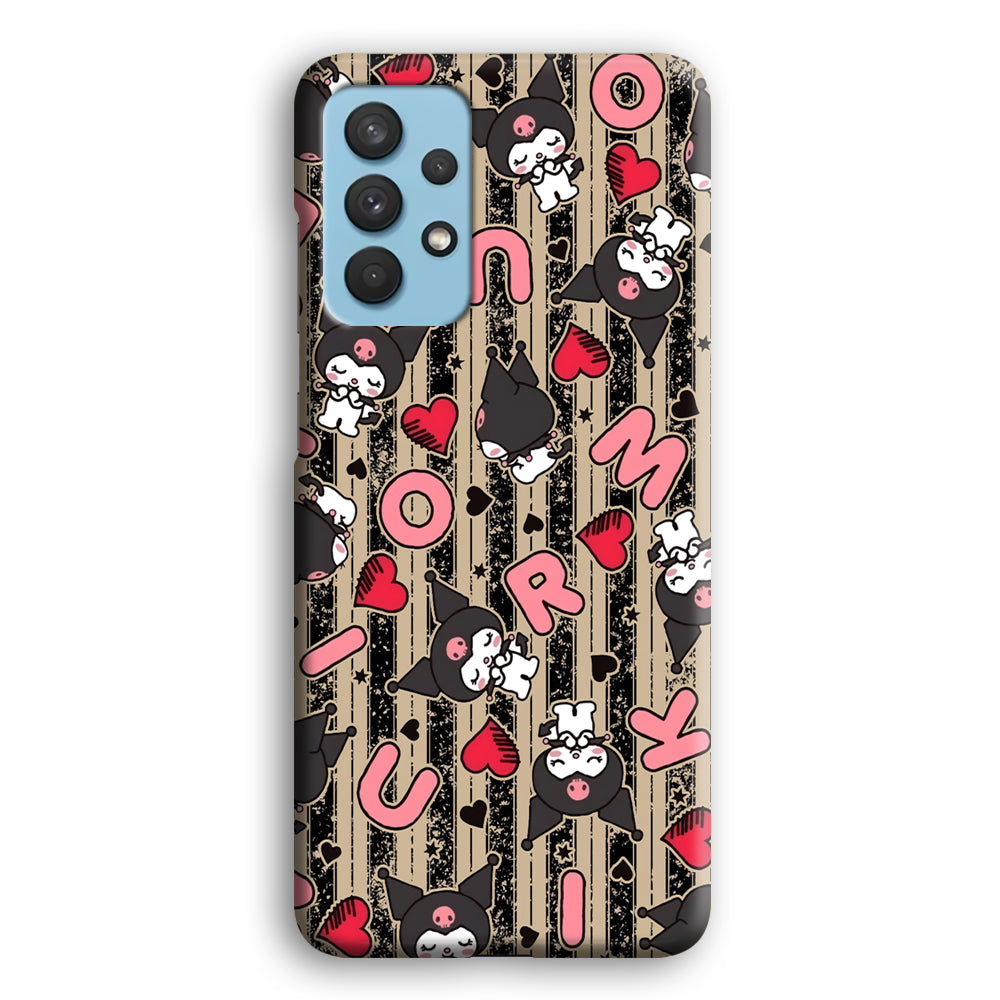 Kuromi Sleepy Face Samsung Galaxy A32 Case