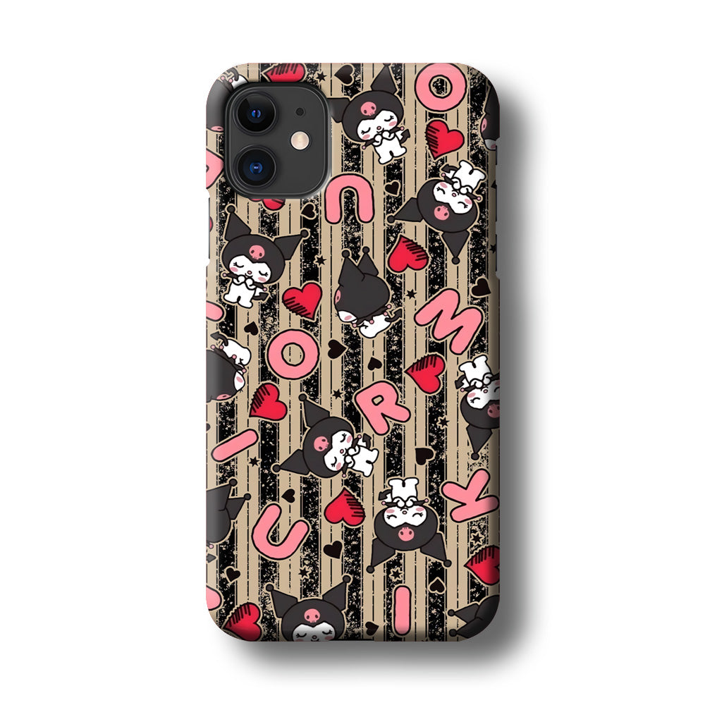 Kuromi Sleepy Face iPhone 11 Case