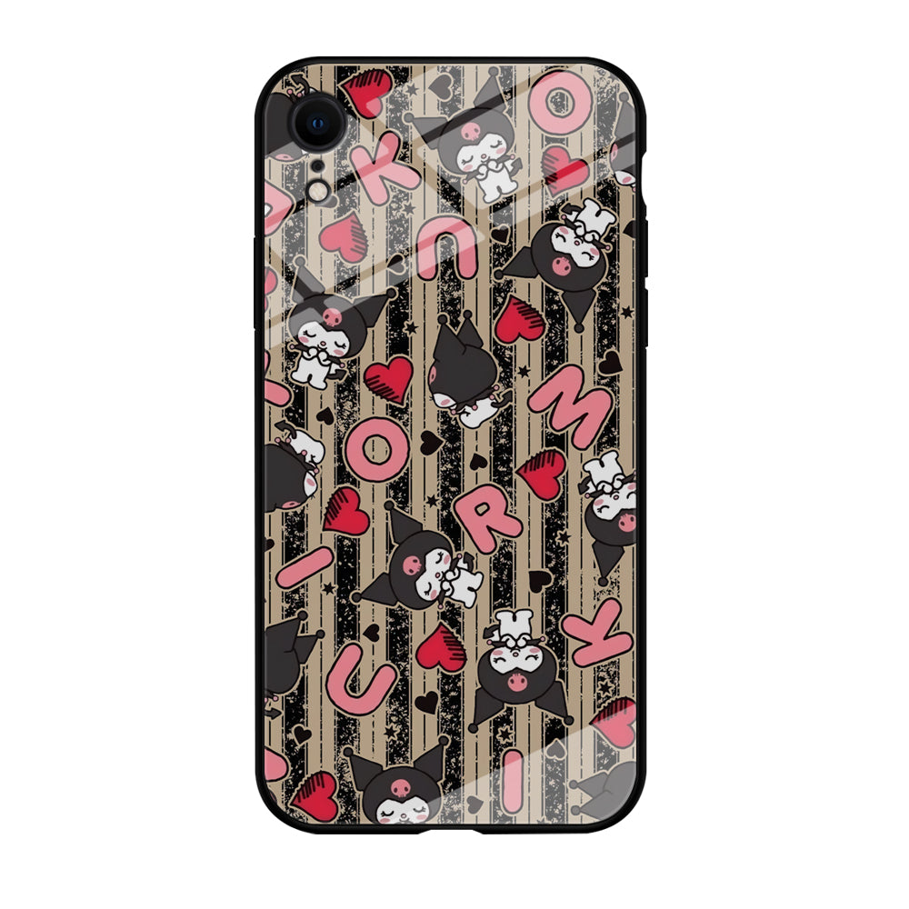 Kuromi Sleepy Face iPhone XR Case