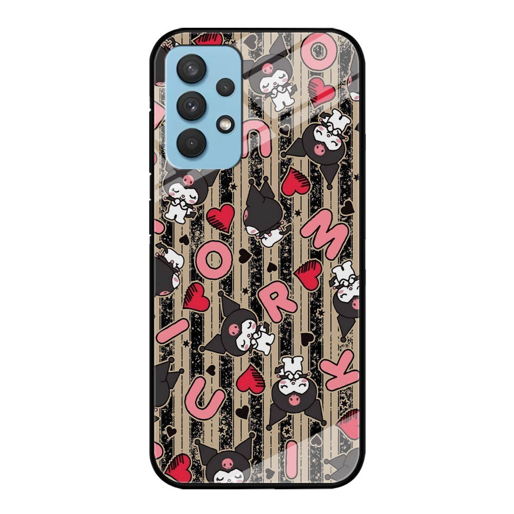 Kuromi Sleepy Face Samsung Galaxy A32 Case