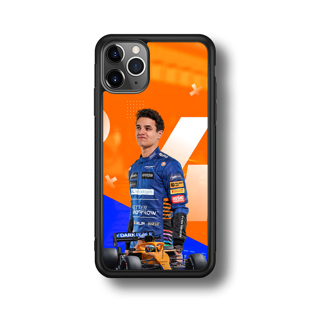 Lando Norris Formula1 iPhone 11 Pro Max Case