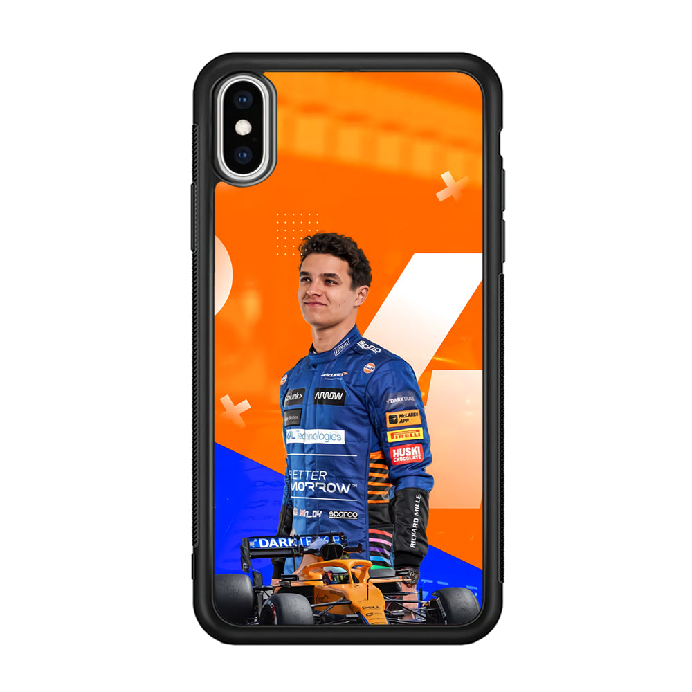 Lando Norris Formula1 iPhone XS Case