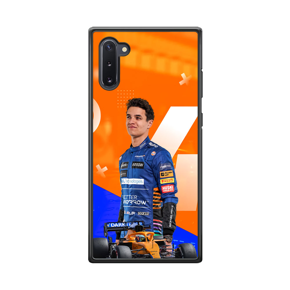 Lando Norris Formula1 Samsung Galaxy Note 10 Case