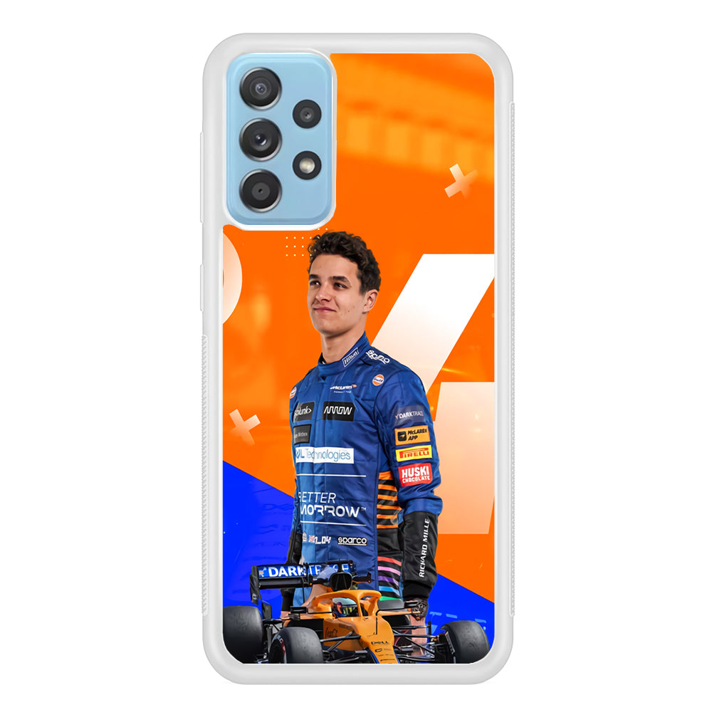 Lando Norris Formula1 Samsung Galaxy A52 Case