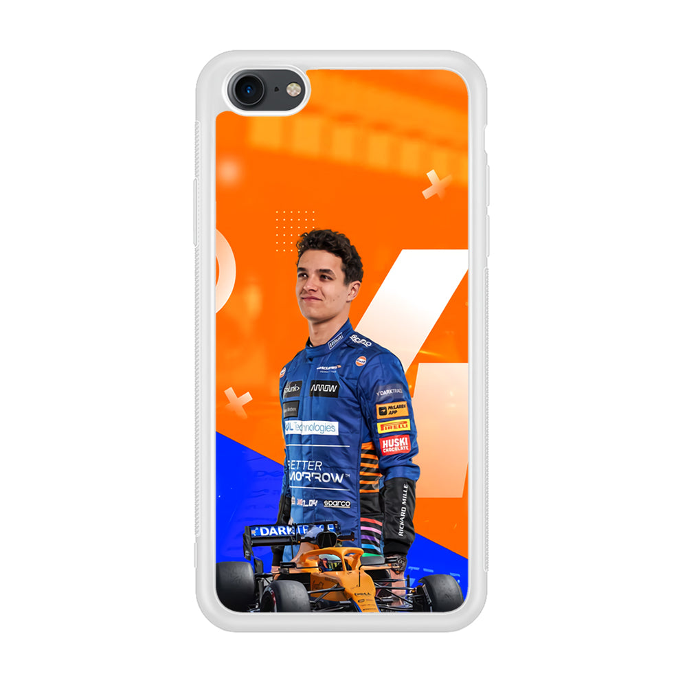 Lando Norris Formula1 iPhone 8 Case