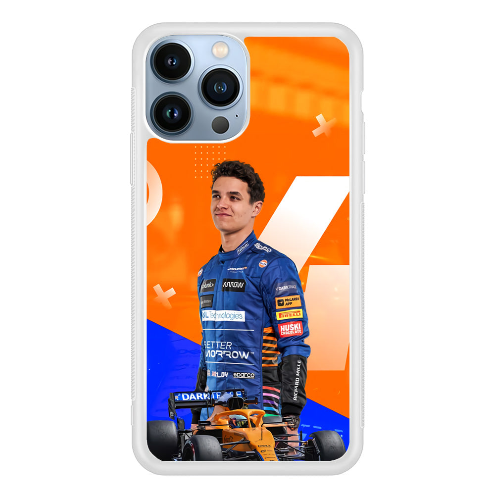 Lando Norris Formula1 iPhone 13 Pro Max Case