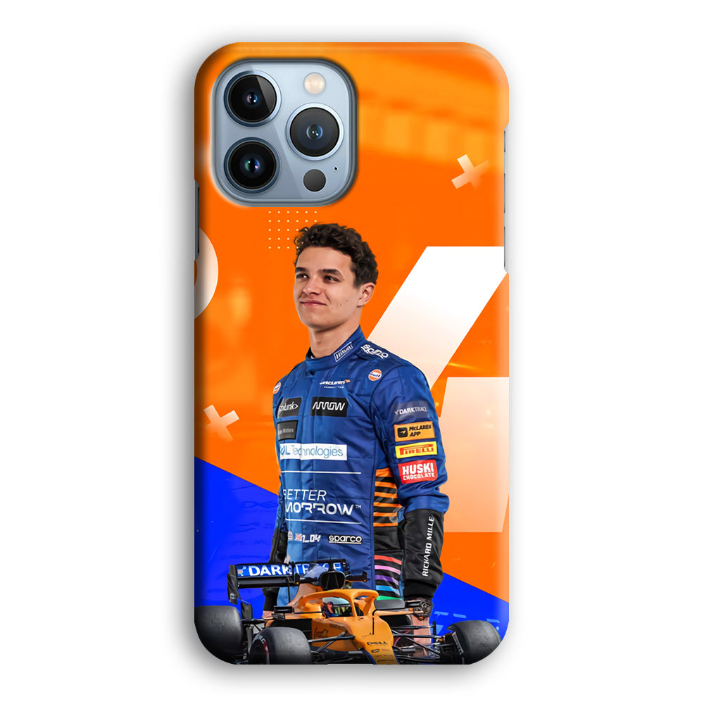 Lando Norris Formula1 iPhone 13 Pro Max Case