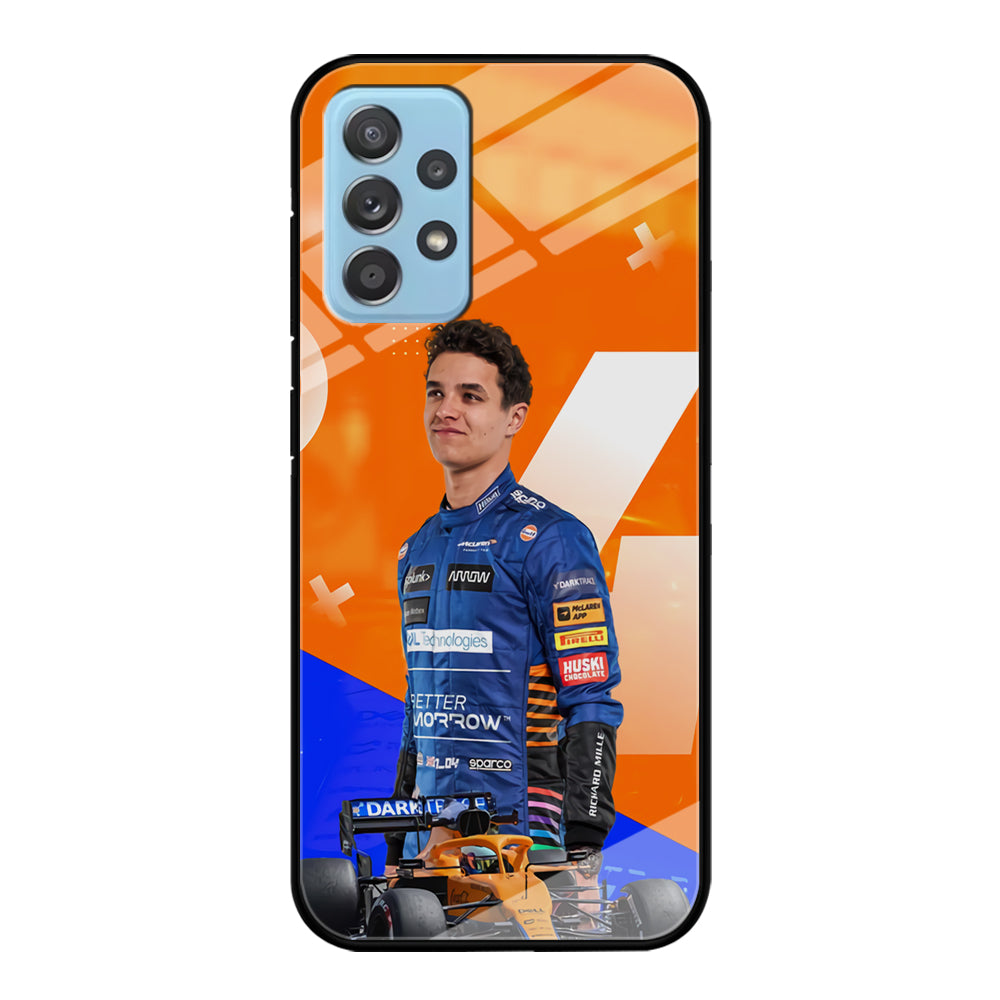 Lando Norris Formula1 Samsung Galaxy A52 Case