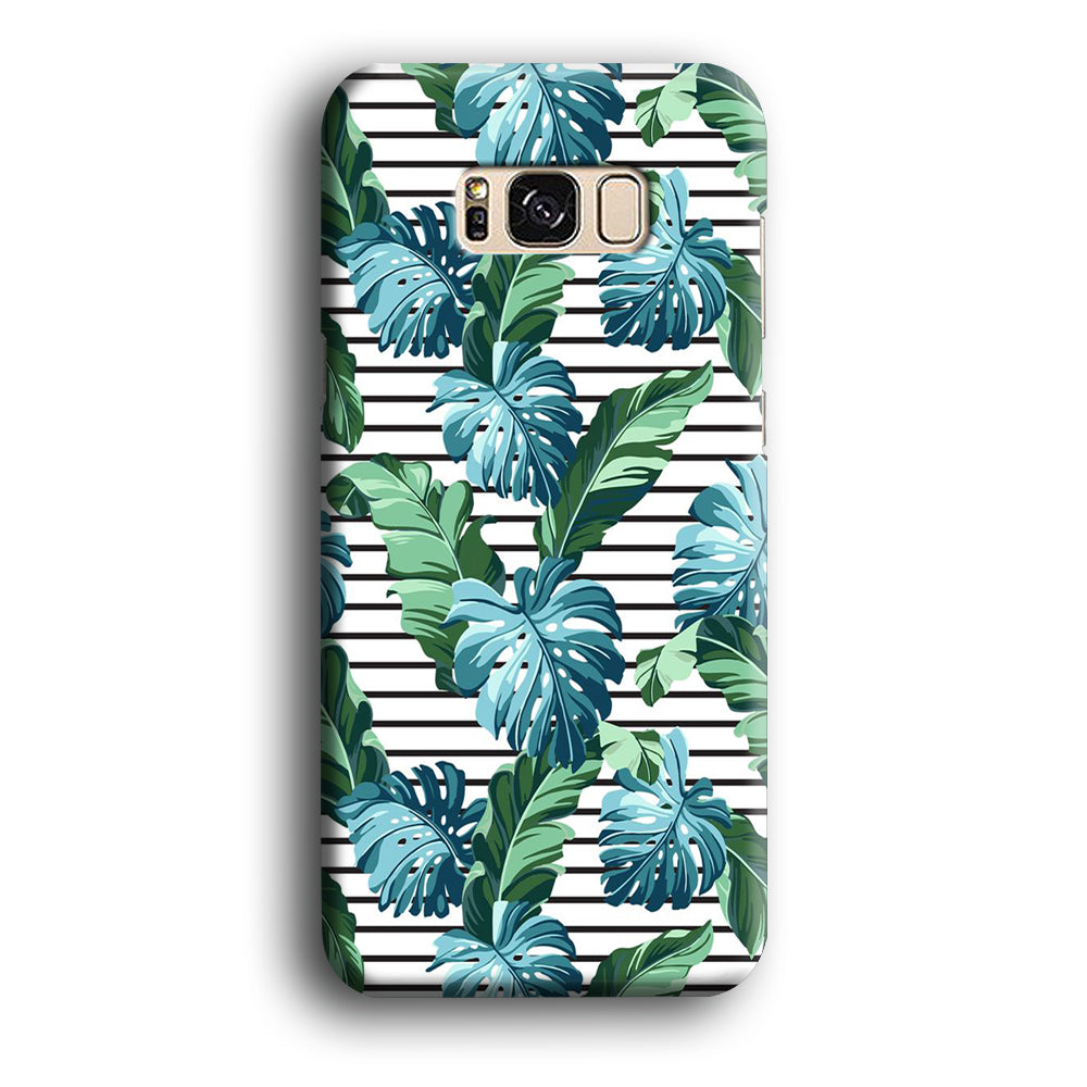 Leaf Stripe Samsung Galaxy S8 Case