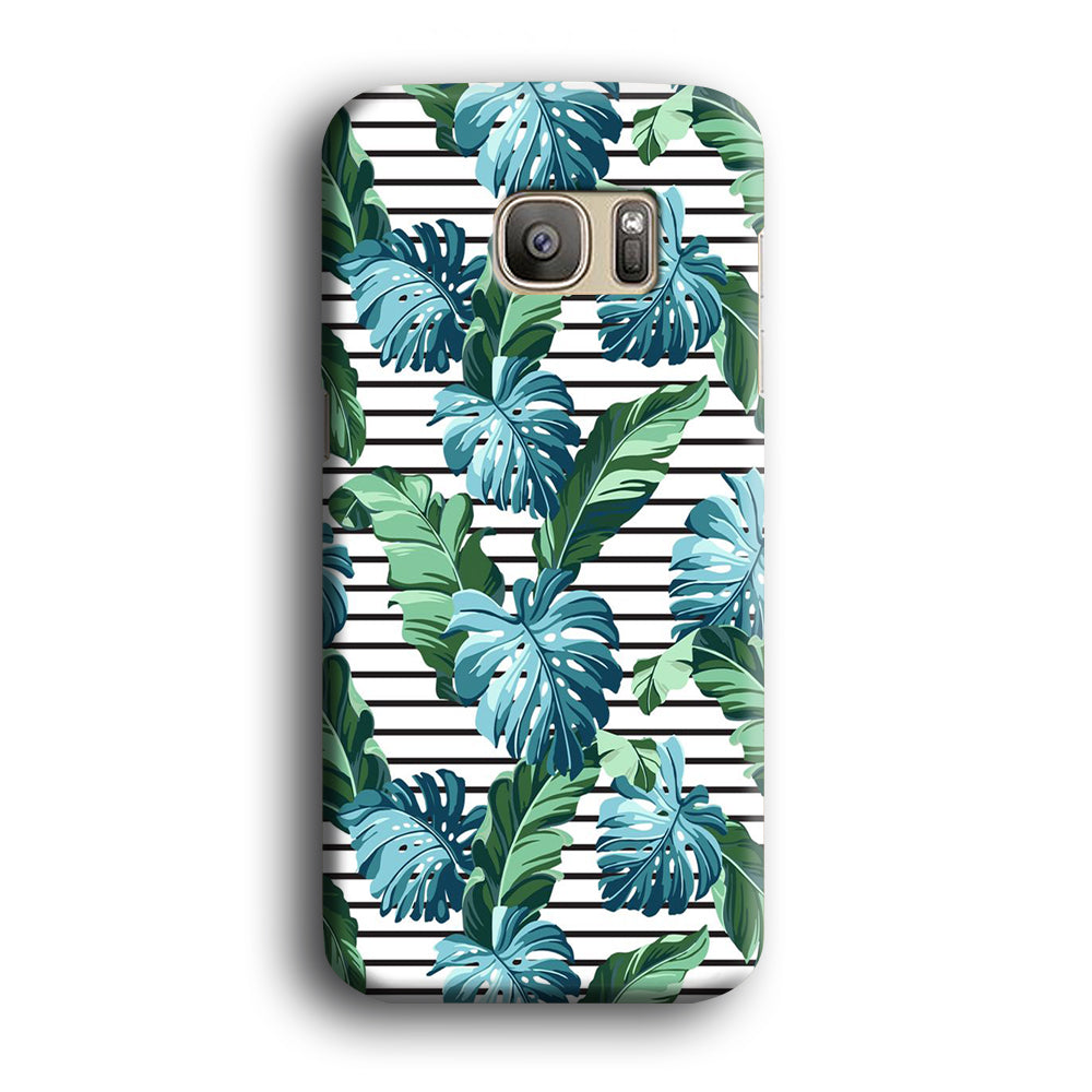 Leaf Stripe Samsung Galaxy S7 Edge Case