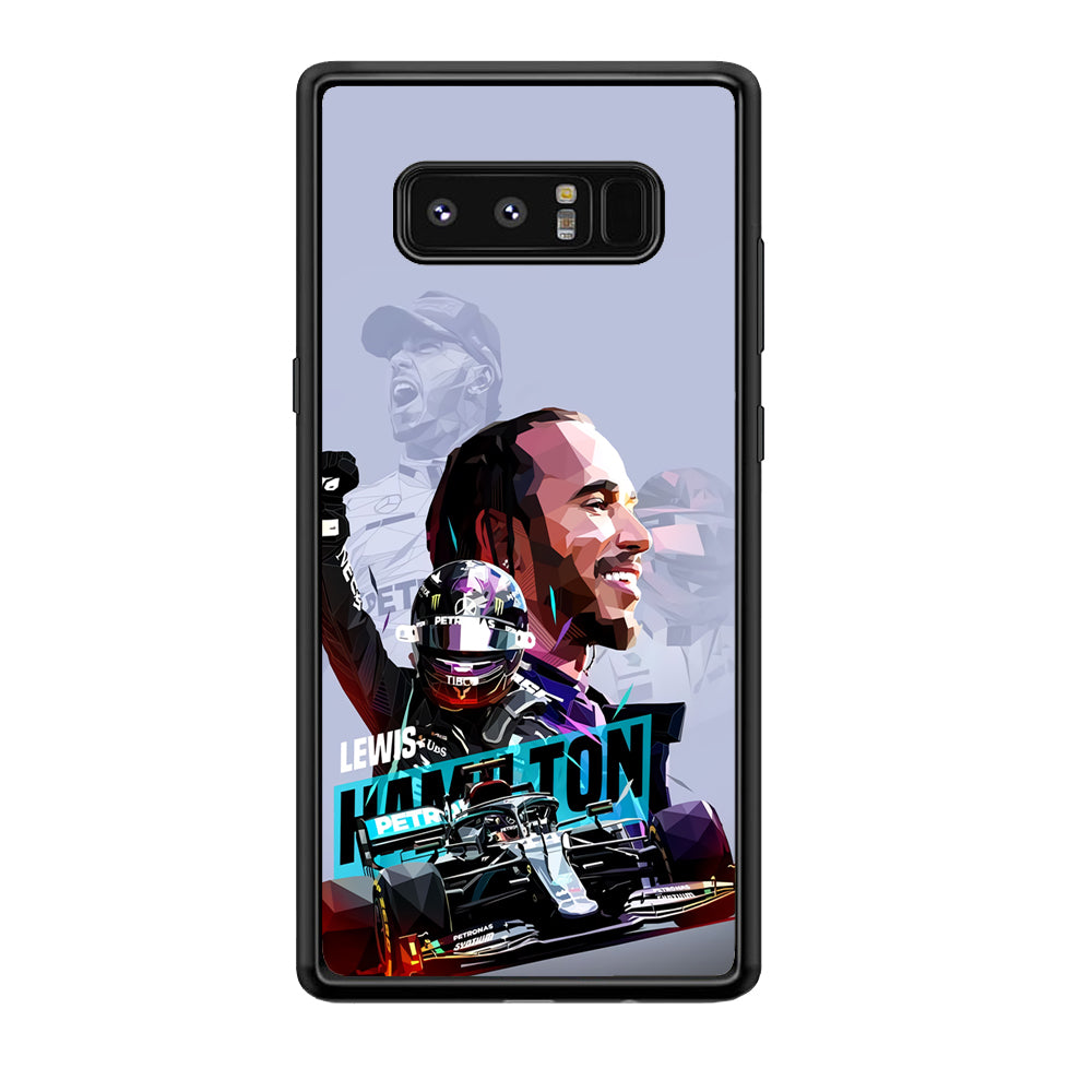 Lewis Hamilton Formula 1 Samsung Galaxy Note 8 Case