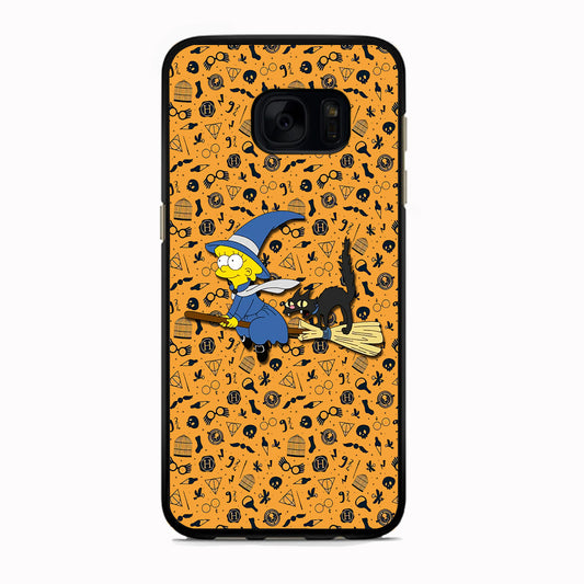 Lisa Simpson and Witch Costume Samsung Galaxy S7 Case