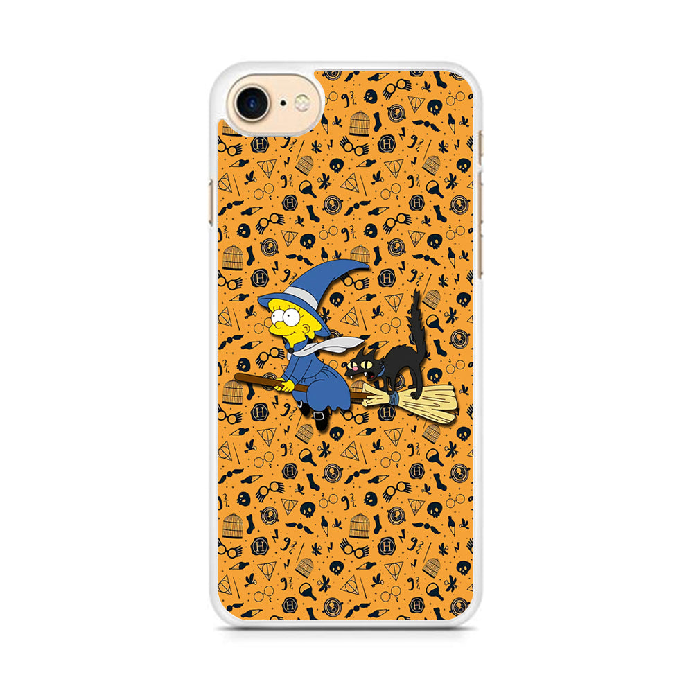 Lisa Simpson and Witch Costume iPhone 8 Case