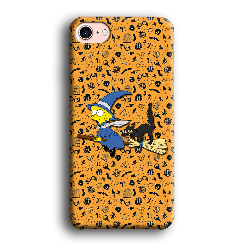 Lisa Simpson and Witch Costume iPhone 8 Case