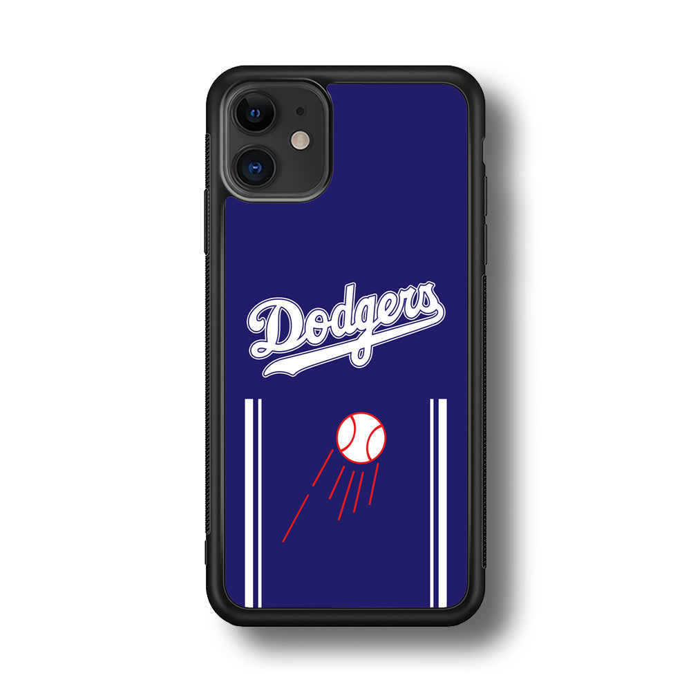 Los Angeles Dodgers Deep Blue Jersey iPhone 11 Case
