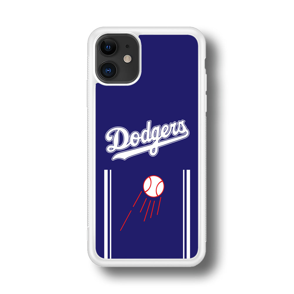 Los Angeles Dodgers Deep Blue Jersey iPhone 11 Case