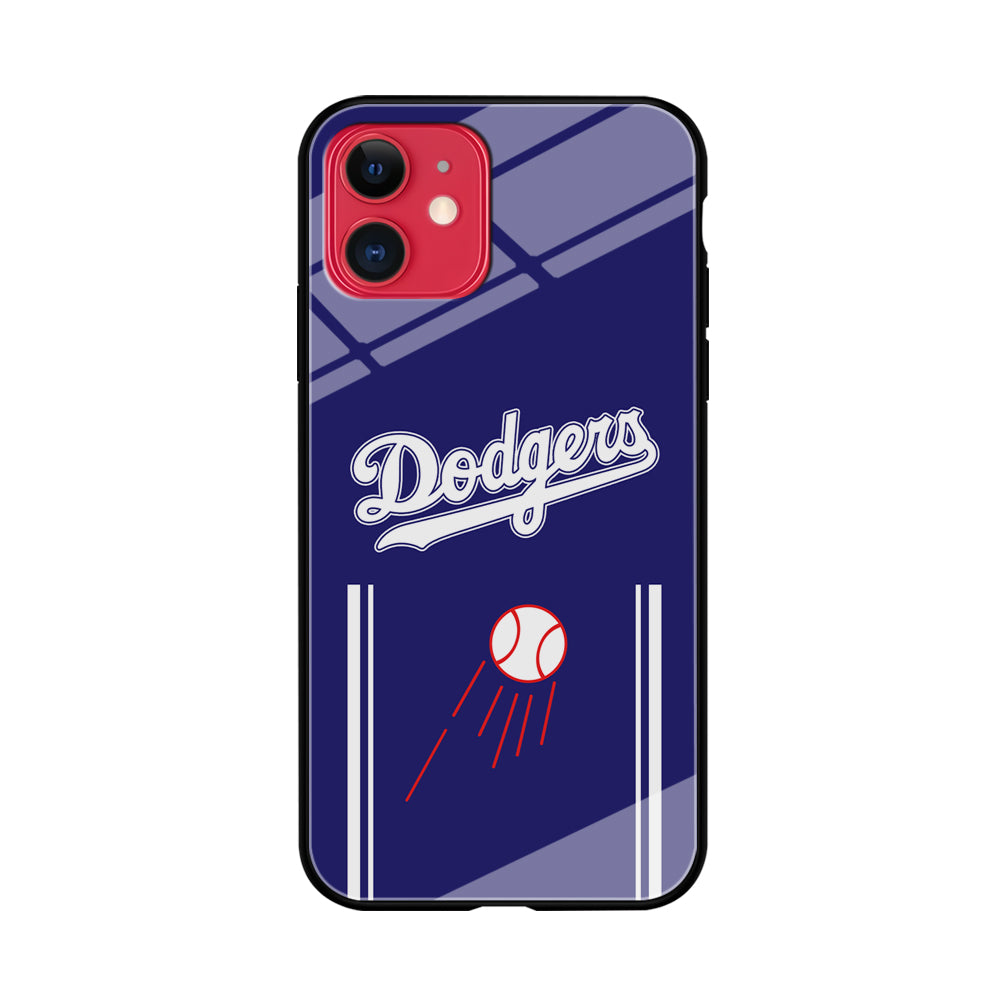 Los Angeles Dodgers Deep Blue Jersey iPhone 11 Case