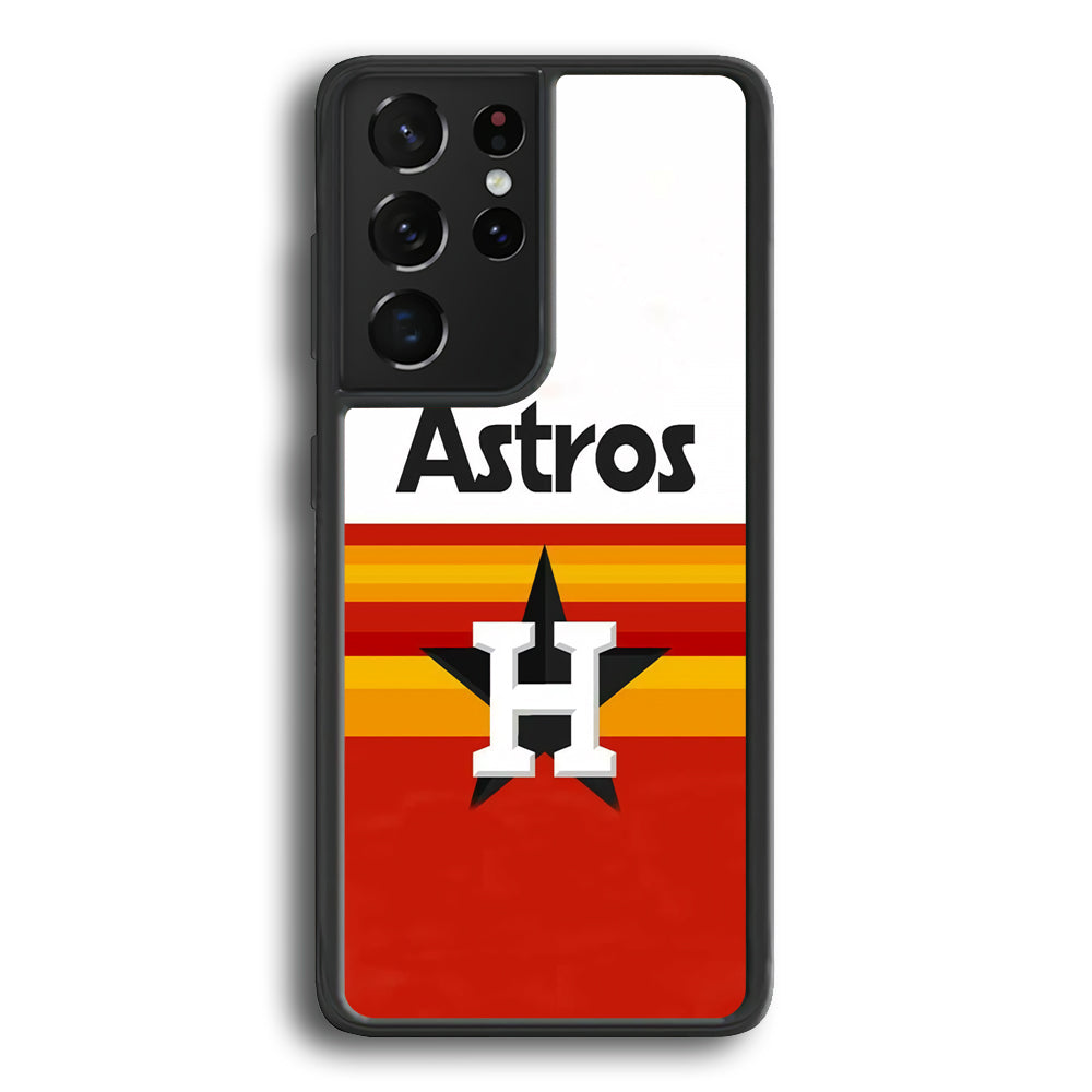 MLB Houston Astros Samsung Galaxy S21 Ultra Case - Carneyforia