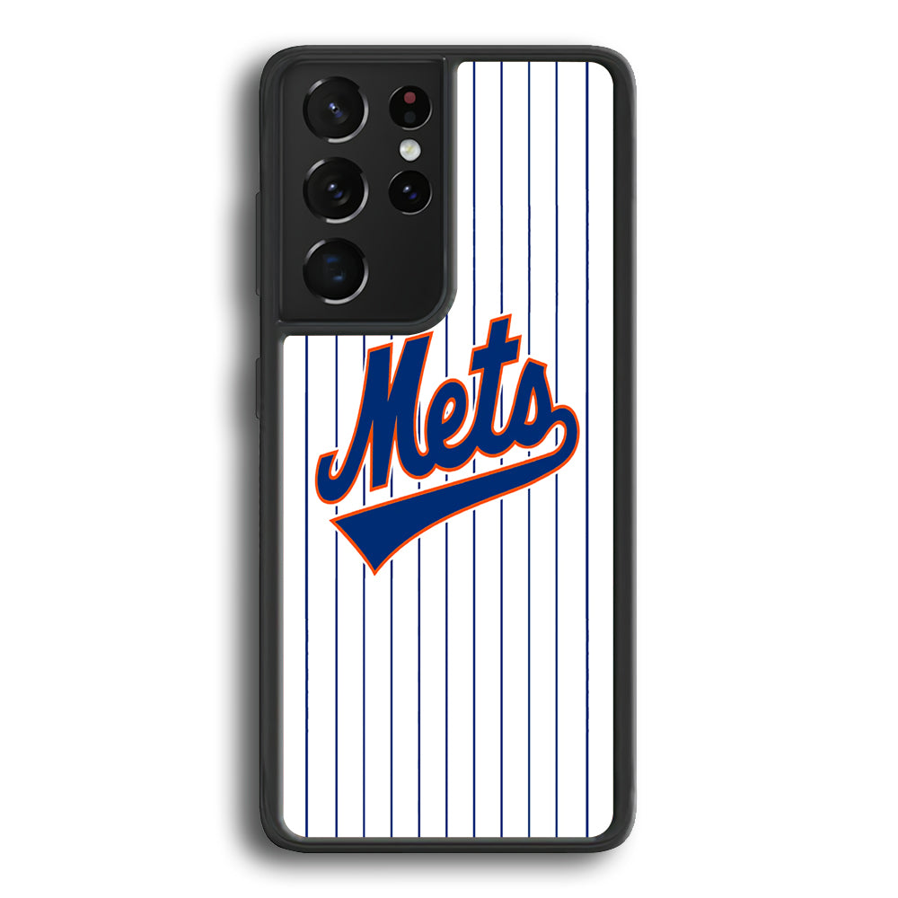 MLB New York Mets Samsung Galaxy S21 Ultra Case - Carneyforia