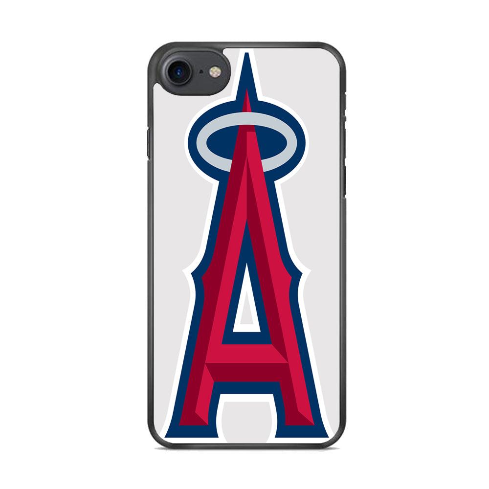 MLB Los Angeles Angels Logo White iPhone 8 Case