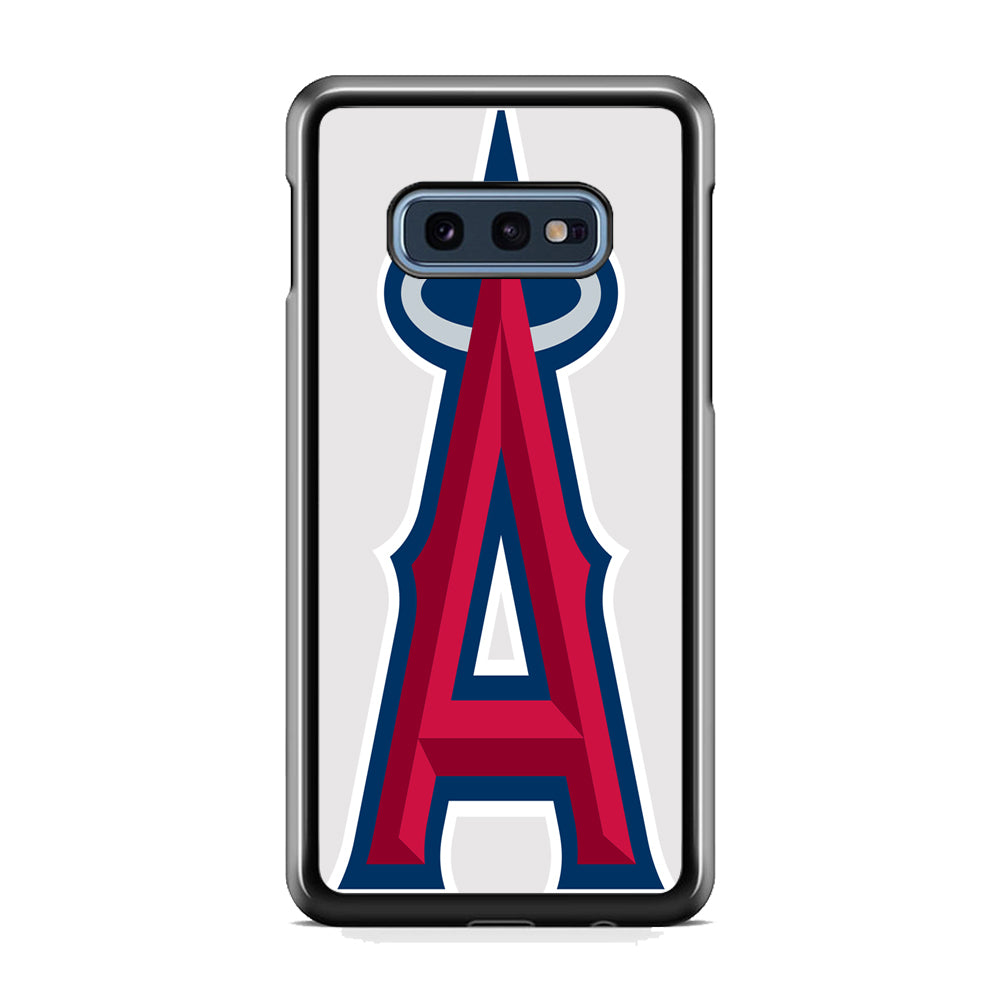 MLB Los Angeles Angels Logo White Samsung Galaxy S10E Case