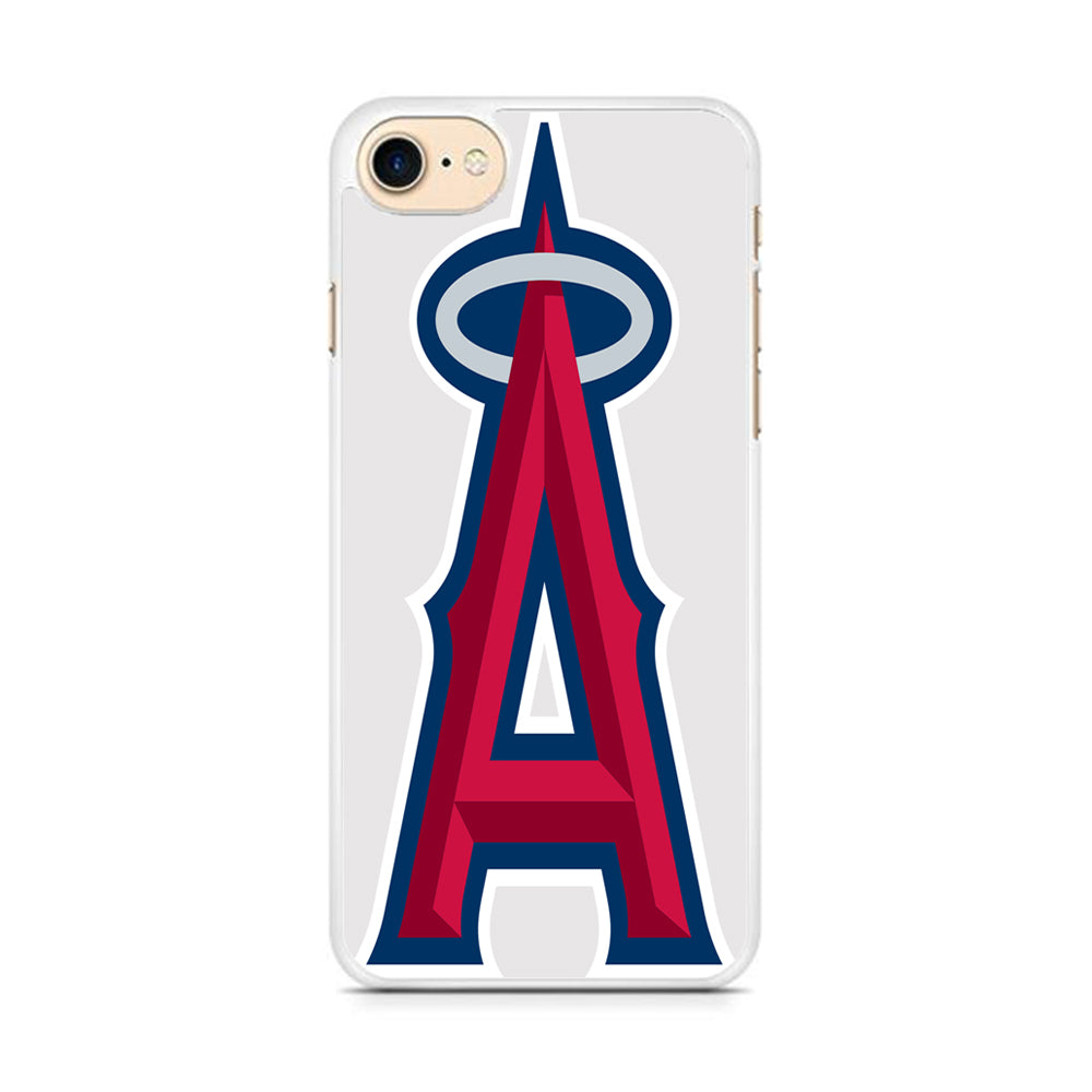 MLB Los Angeles Angels Logo White iPhone 8 Case