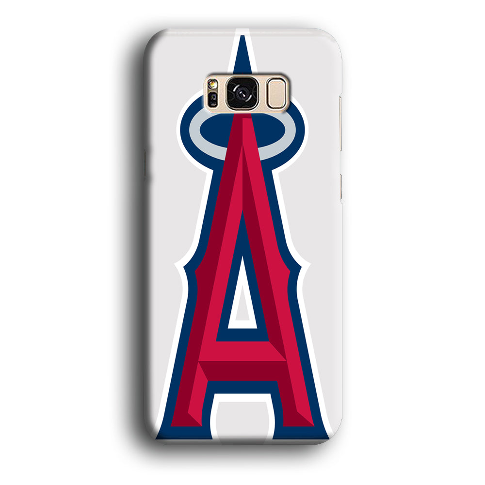 MLB Los Angeles Angels Logo White Samsung Galaxy S8 Case