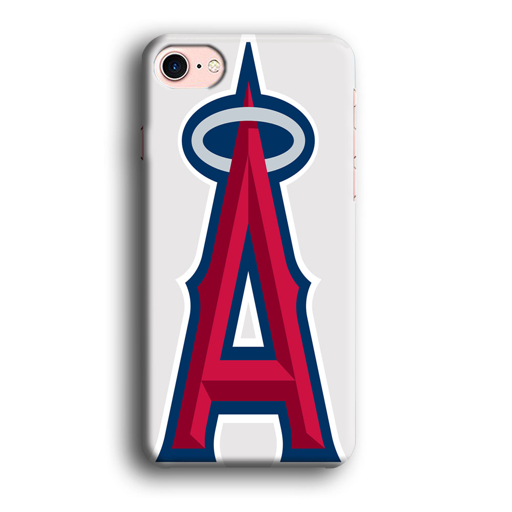 MLB Los Angeles Angels Logo White iPhone 8 Case