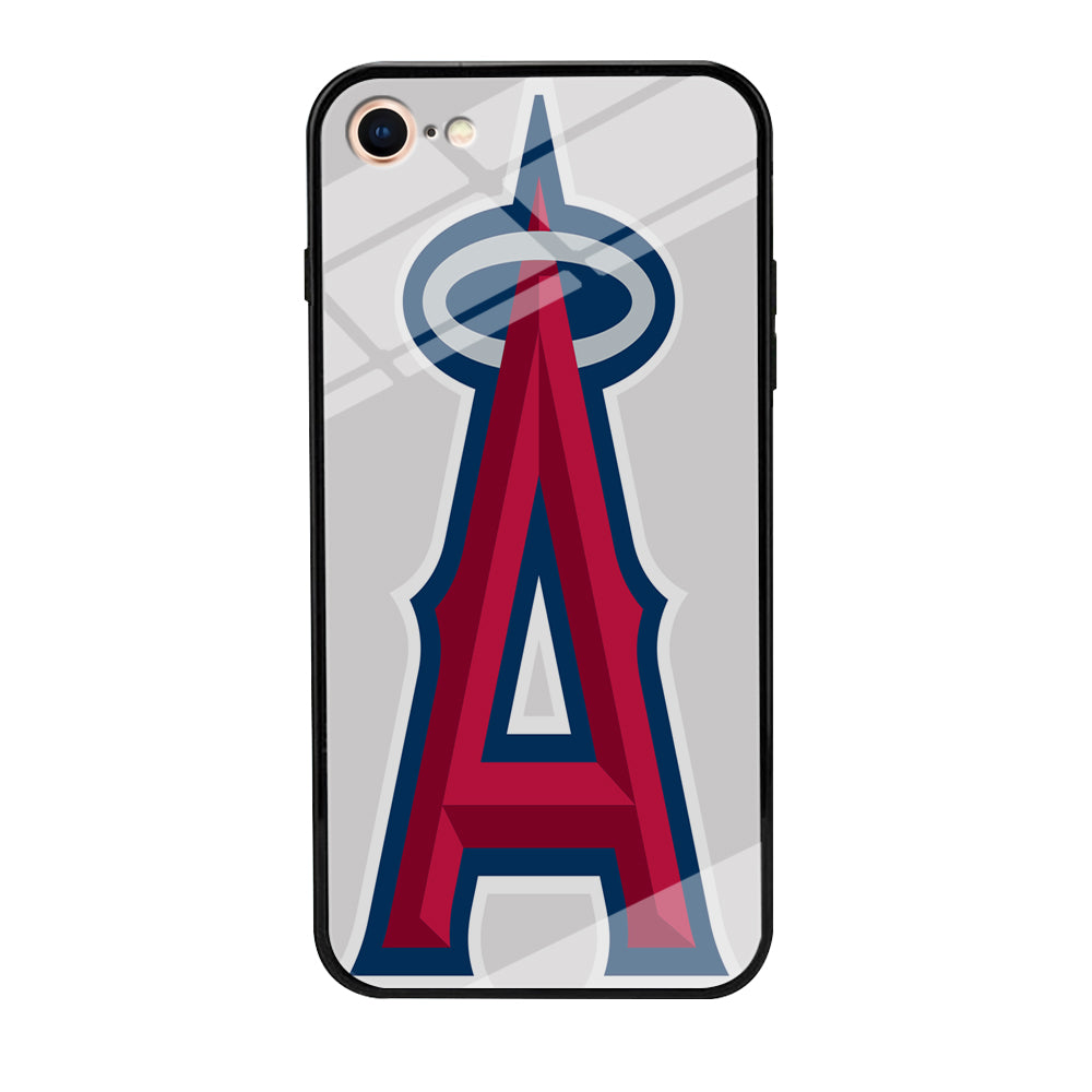 MLB Los Angeles Angels Logo White iPhone 8 Case