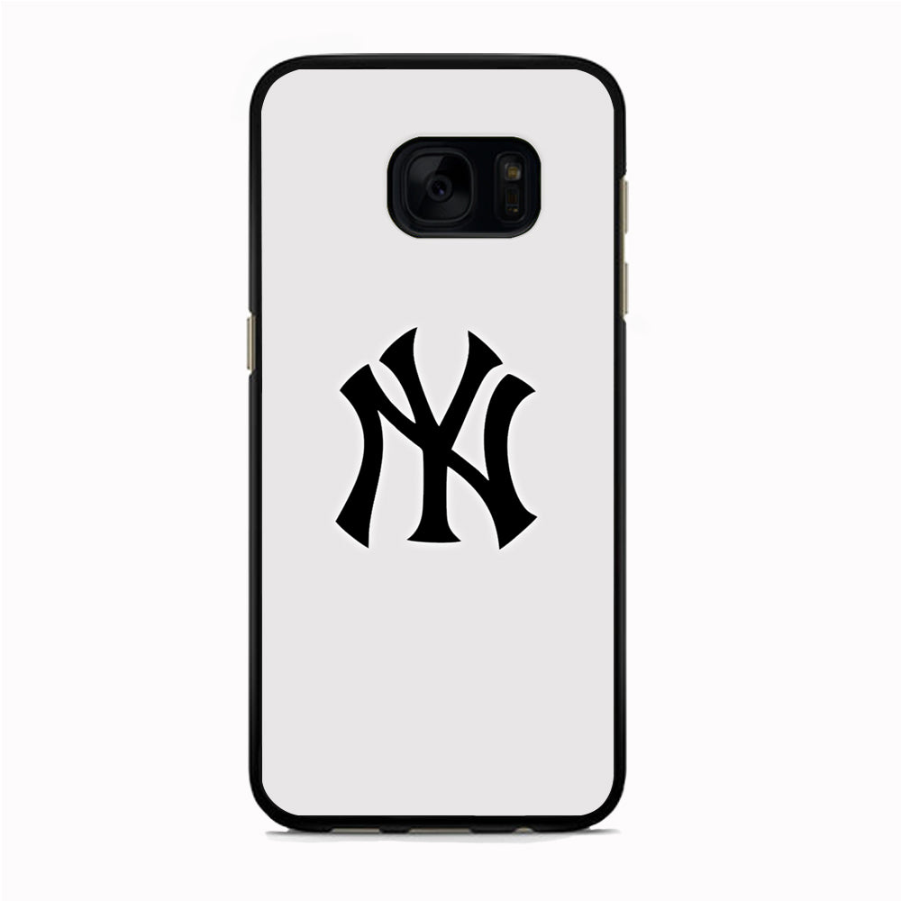 MLB New York Yankees White Milk Samsung Galaxy S7 Edge Case