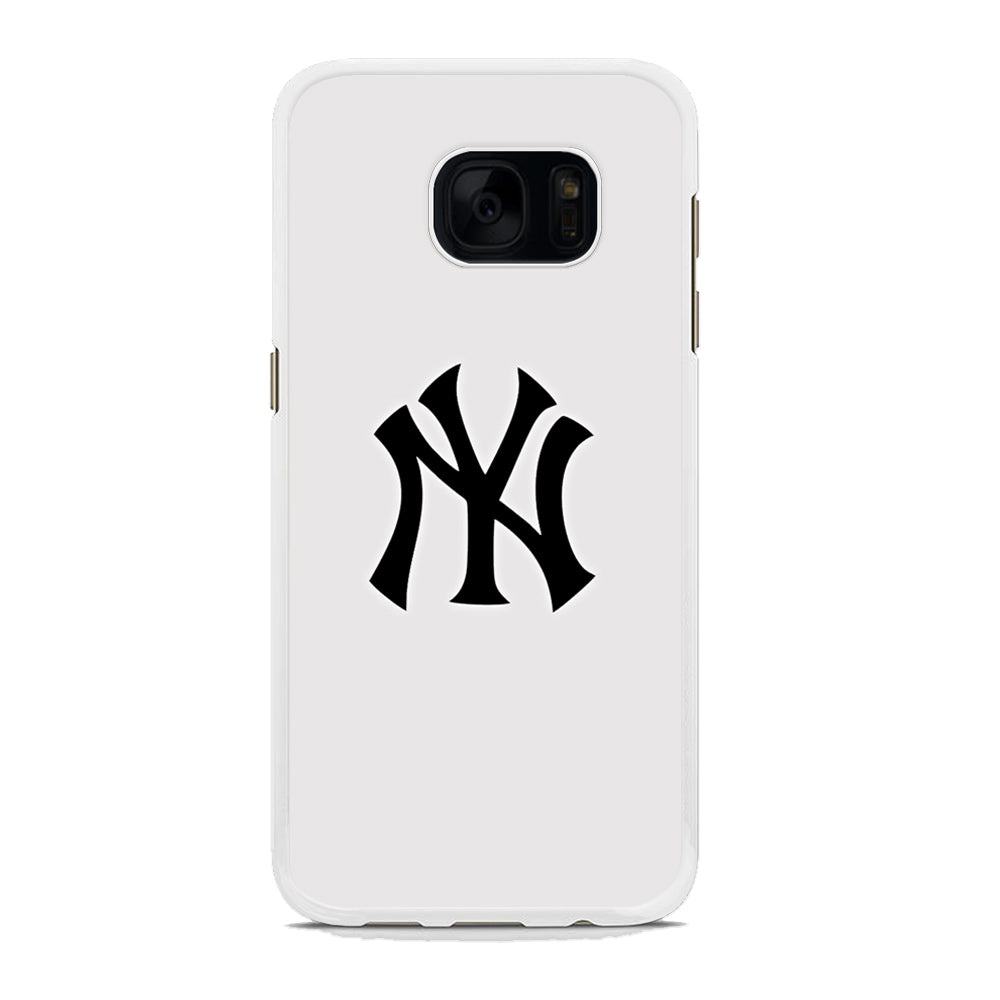 MLB New York Yankees White Milk Samsung Galaxy S7 Edge Case