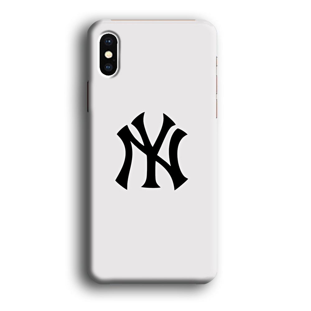 MLB New York Yankees White Milk iPhone XS MAX Case