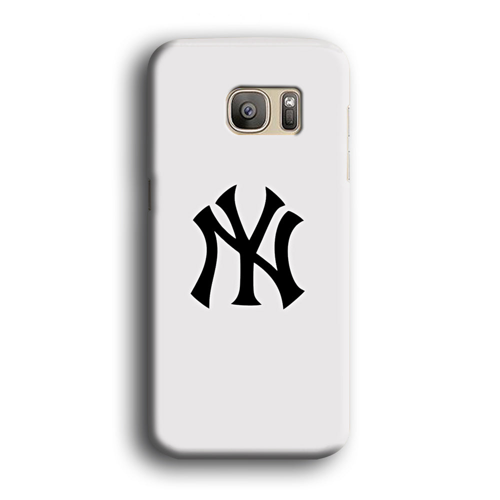 MLB New York Yankees White Milk Samsung Galaxy S7 Edge Case