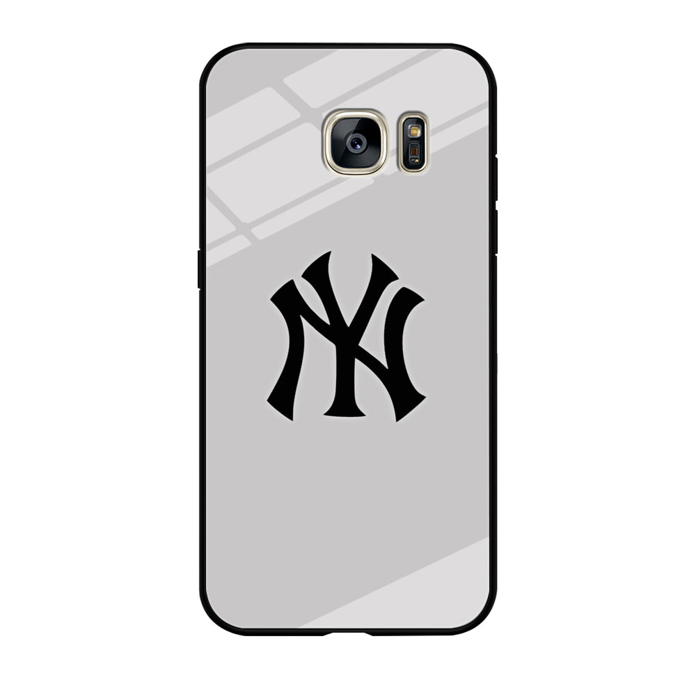 MLB New York Yankees White Milk Samsung Galaxy S7 Edge Case