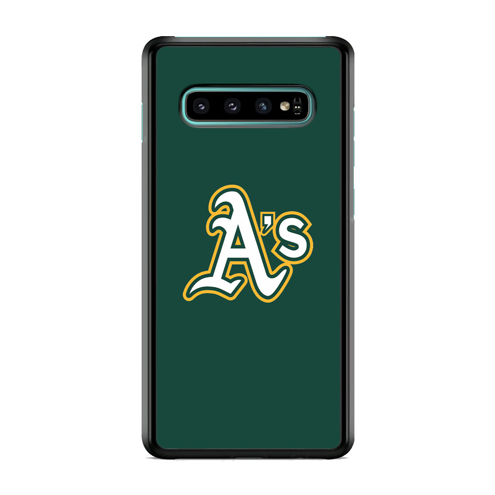MLB Oakland Athletics Green Samsung Galaxy S10 Case