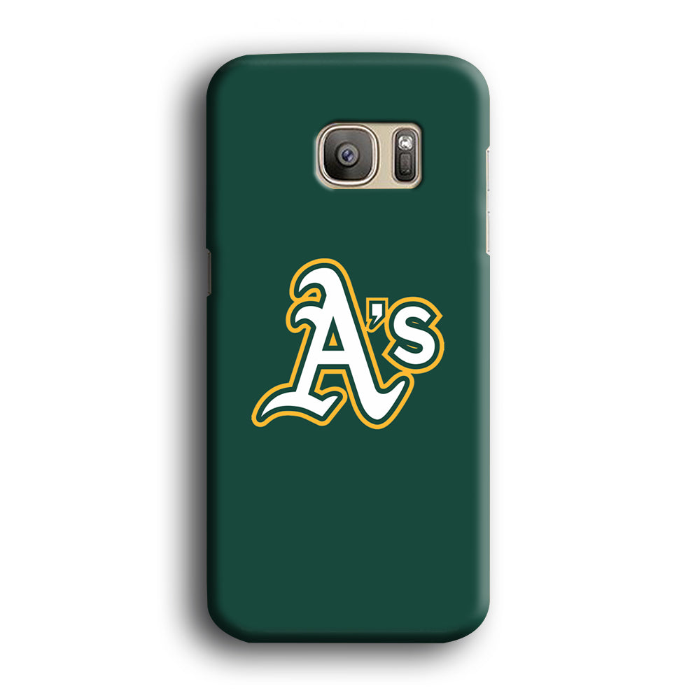 MLB Oakland Athletics Green Samsung Galaxy S7 Edge Case