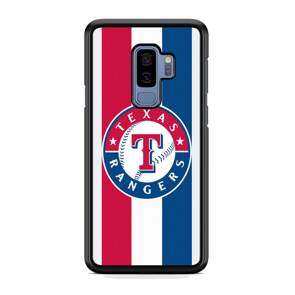 MLB Texas Rangers MLB Stripe Samsung Galaxy S9 Plus Case
