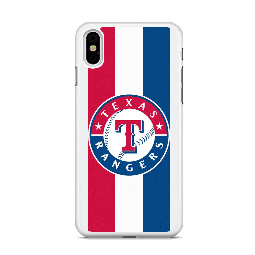 MLB Texas Rangers MLB Stripe iPhone XS MAX Case
