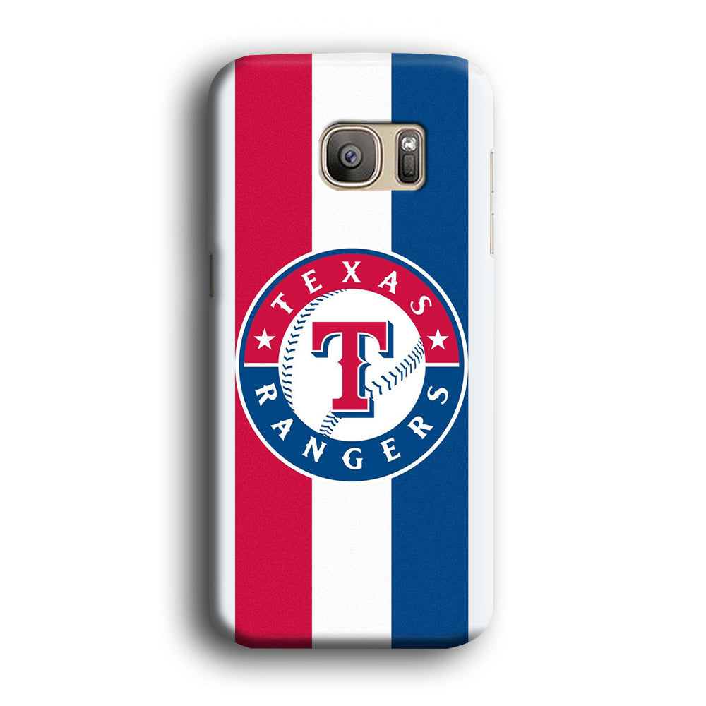 MLB Texas Rangers MLB Stripe Samsung Galaxy S7 Edge Case