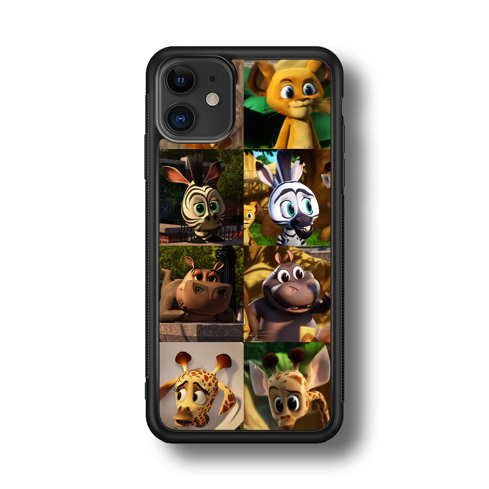 Madagascar Babbies Character iPhone 11 Case