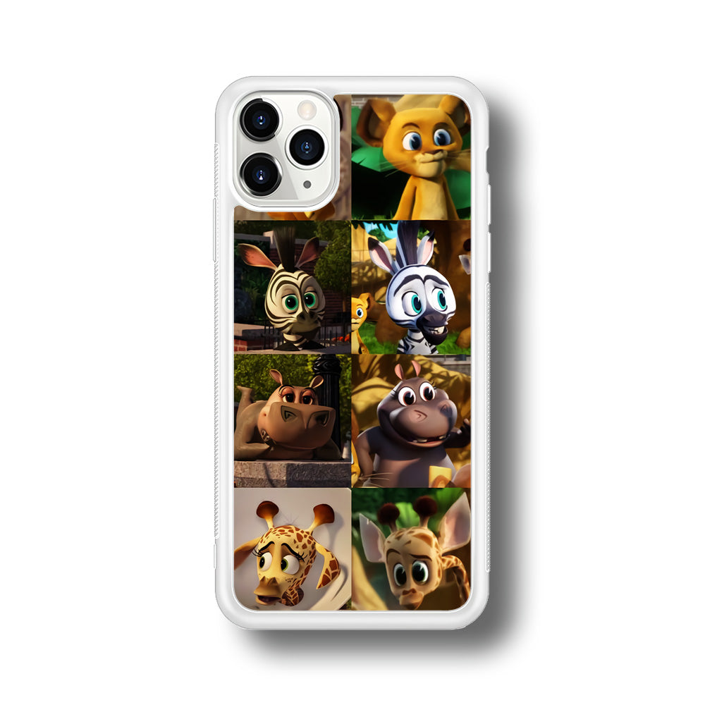 Madagascar Babbies Character iPhone 11 Pro Max Case