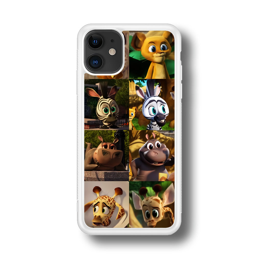 Madagascar Babbies Character iPhone 11 Case